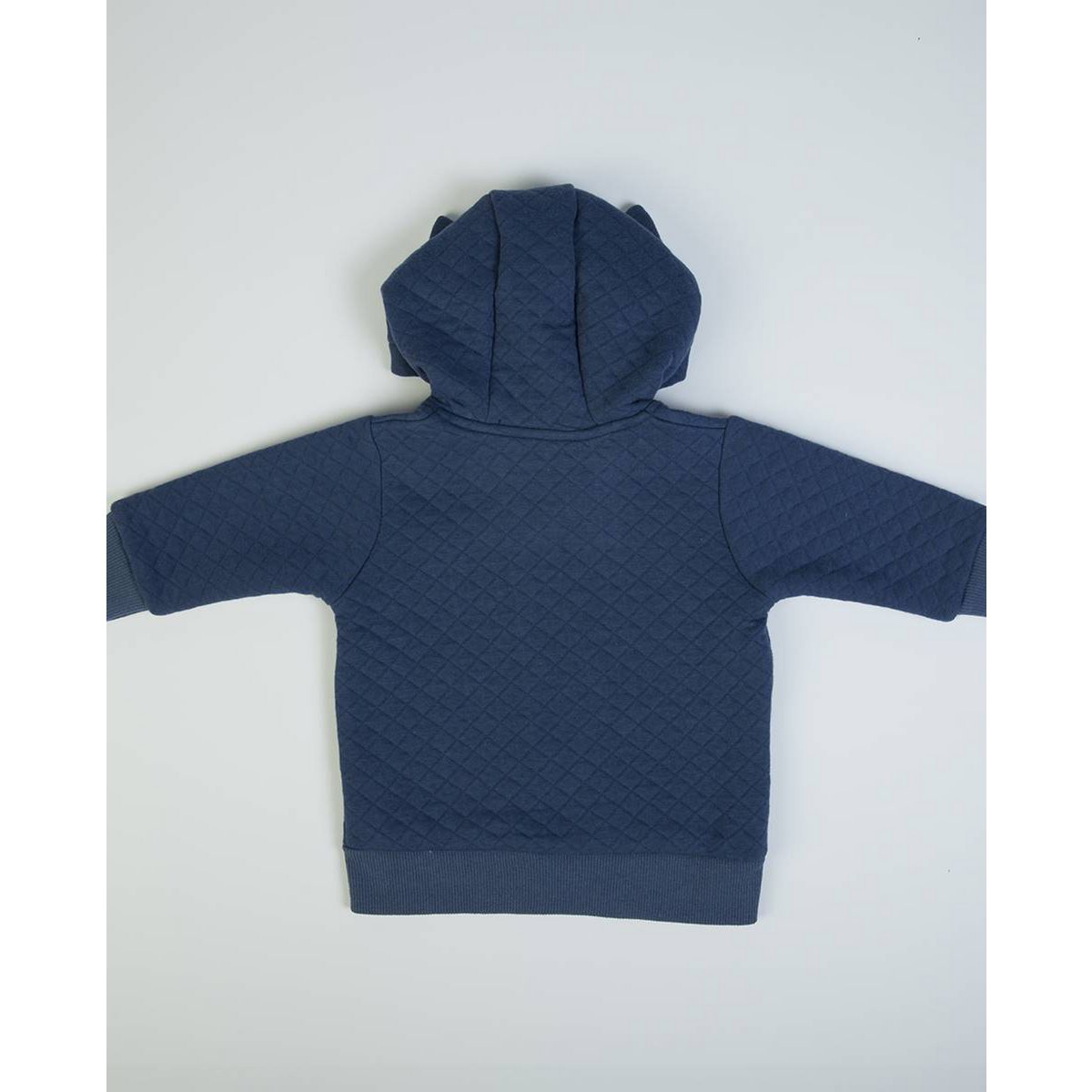 FS Baby - Blauw Babyvestje met geborduurd Hondje & Oortjes
