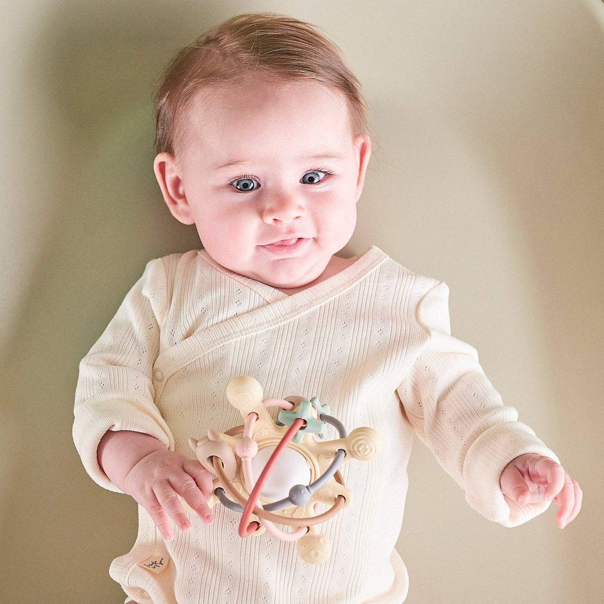 Teether with Rattle Galaxy Silicone