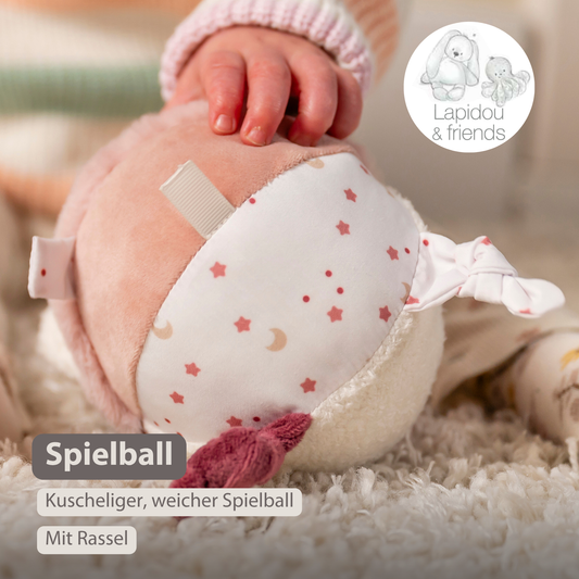 Lapidou Plush Ball - 15 cm - Powder Pink