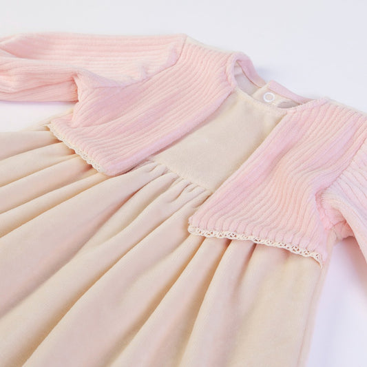 Roze Babyjurkje met Bijpassend Bolerootje