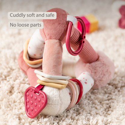 Lapidou Soft Activity Pyramid - 20 cm - Powder Pink