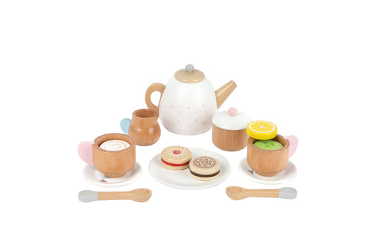 Houten Theeservies voor Kinderen | Speelgoed Thee Set voor Twee