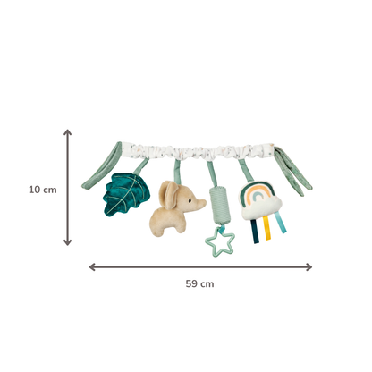 Nattou Lapidou Wagenspanner - Kinderwagen Activiteitenspiraal - linden green