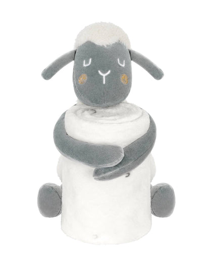 Knuffel & Deken Cadeauset Schaapje – Zacht & Lief Geboortecadeau