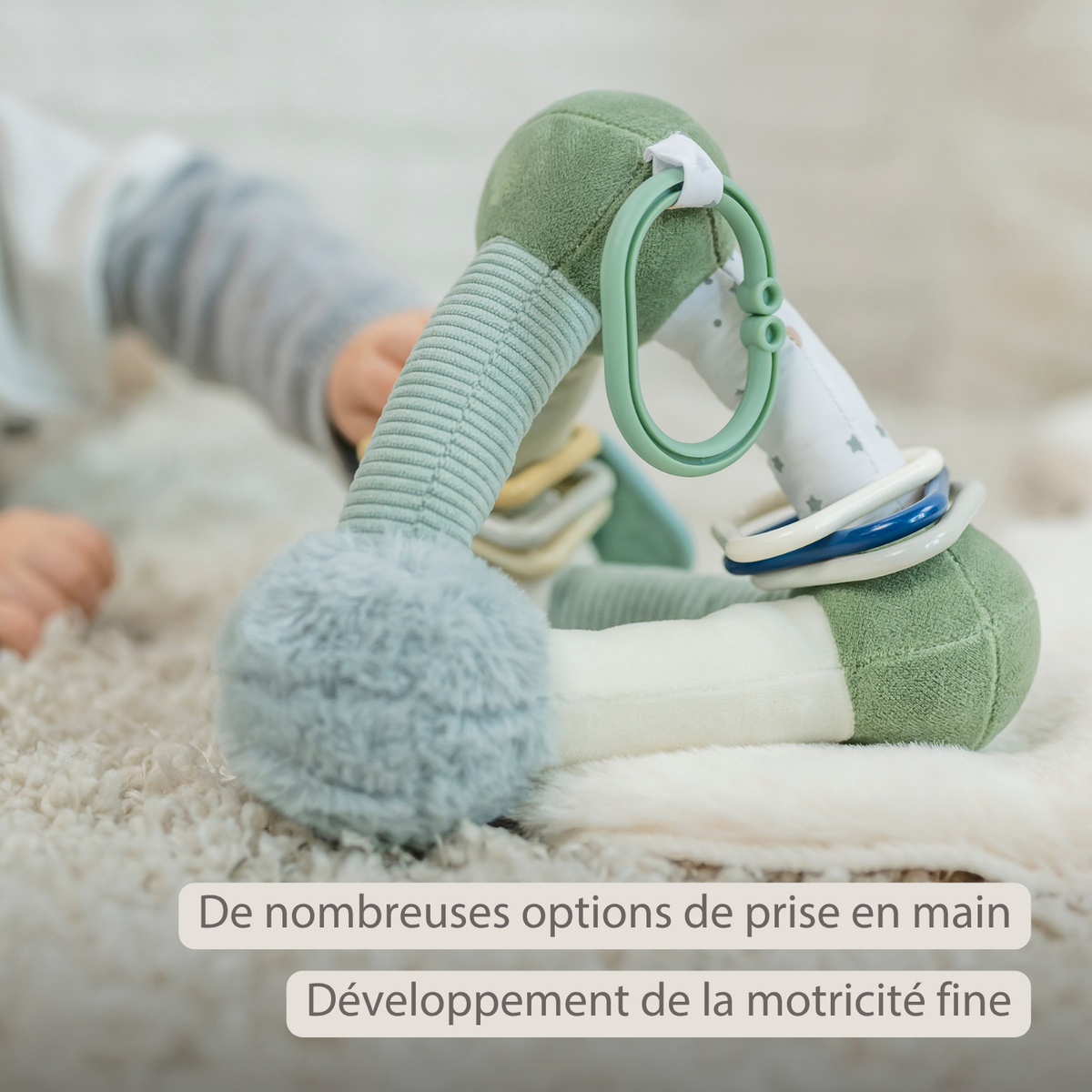 Lapidou Soft Activity Pyramid - 20 cm - Linden Green