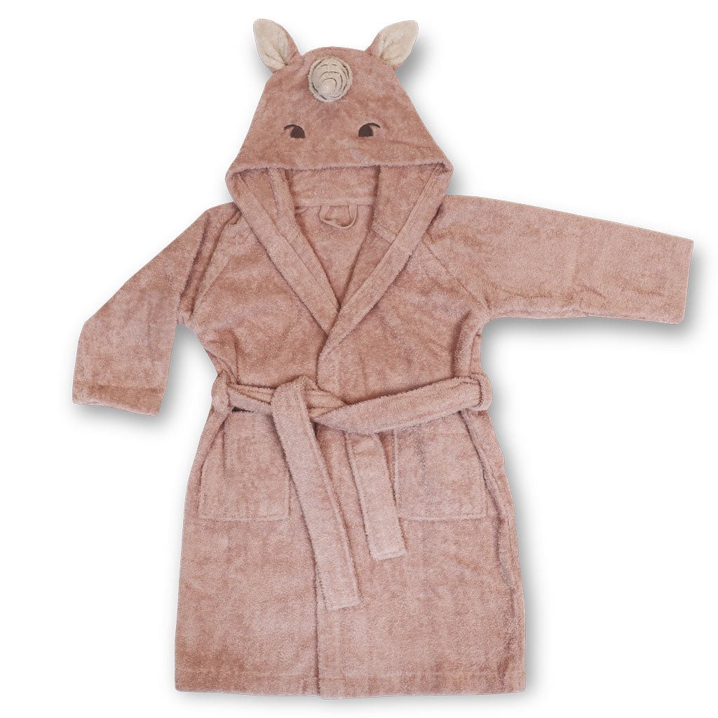 Nuuroo Achaia Kinderbadjas Eenhoorn Roze – 100% Biologisch Katoen