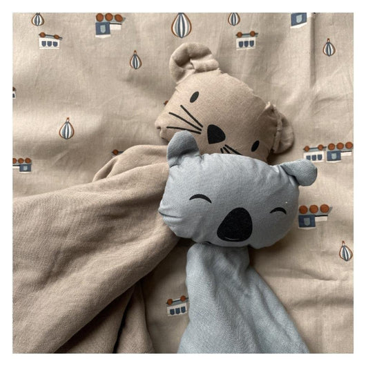 Nuuroo Knuffeldoekje Muis – 100% Biologisch Katoen | Zacht Baby Knuffeldoek
