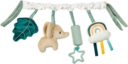 Nattou Lapidou Wagenspanner - Kinderwagen Activiteitenspiraal - Poederroze