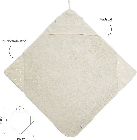 NIfty Badcape - 2-in-1 badcape - Vanilla