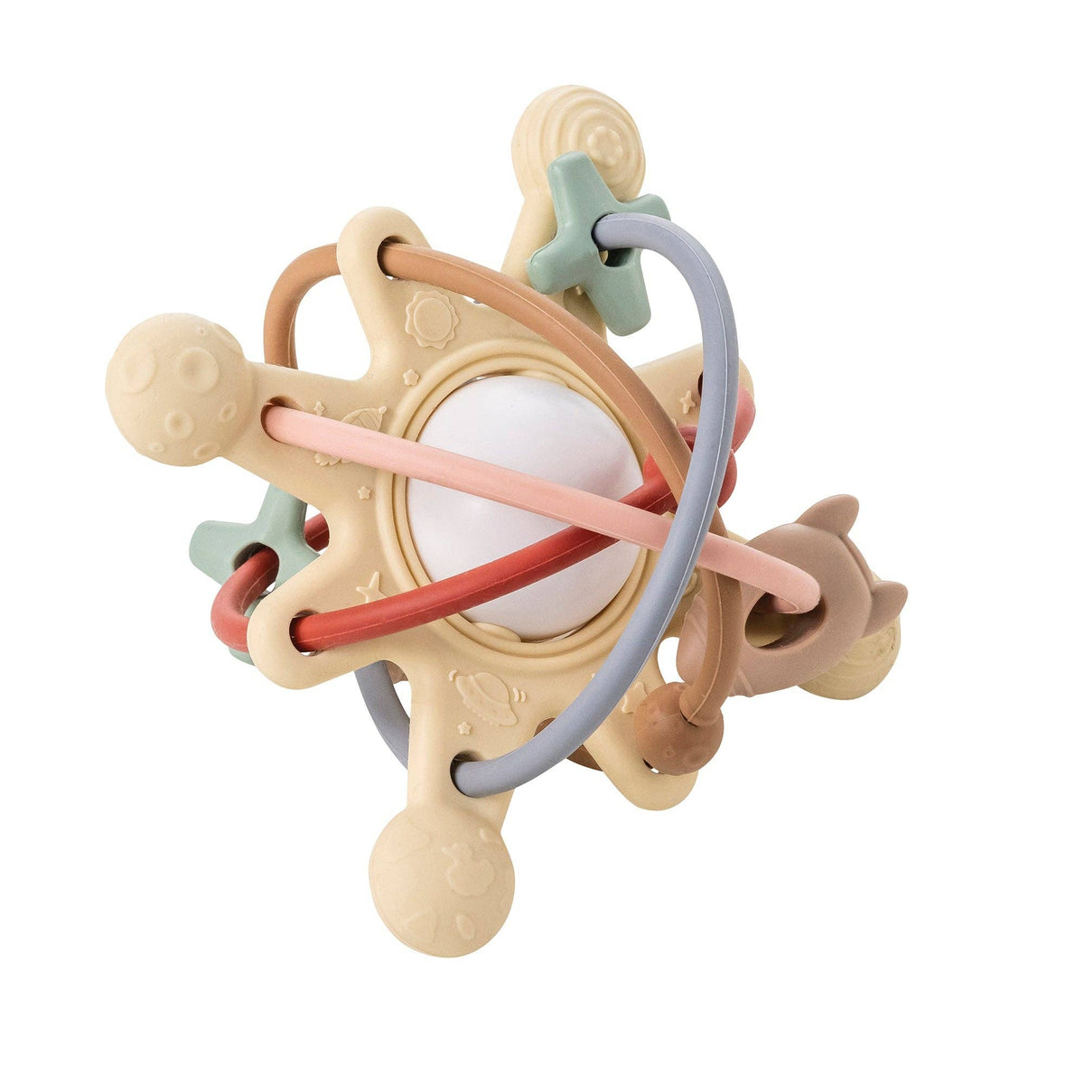 Teether with Rattle Galaxy Silicone