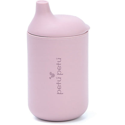 Petú Petú Ivy Siliconen Beker  – Baby Drinkbeker – BPA-vrij – Oefenbeker Peuter – 175 ml – Roze, Beige of Blauw(WEB ONLY)
