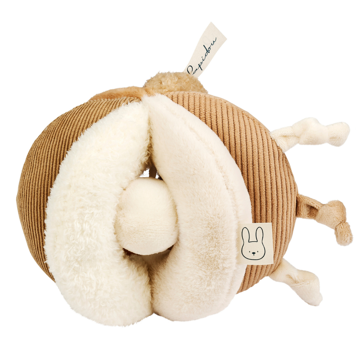 Lapidou Ball - Activity Plush - 17 cm - Sand