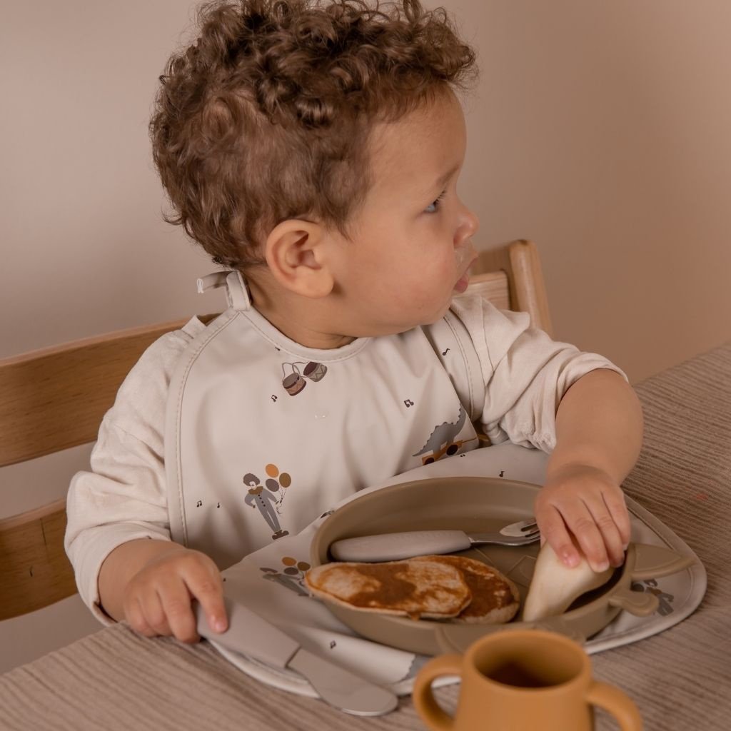 Kinderen Bestek set Jana – 3-delig – Siliconen Handgrepen – Nuuroo