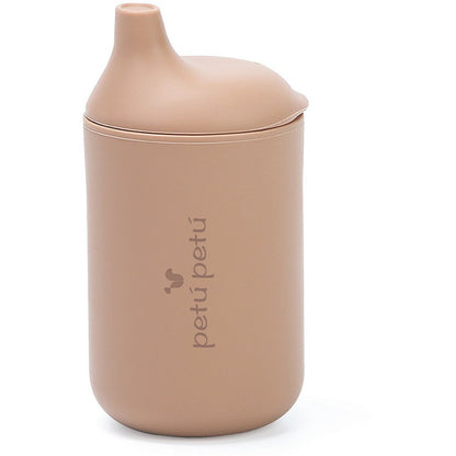 Petú Petú Ivy Siliconen Beker  – Baby Drinkbeker – BPA-vrij – Oefenbeker Peuter – 175 ml – Roze, Beige of Blauw(WEB ONLY)