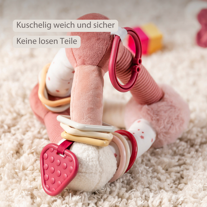 Lapidou Soft Activity Pyramid - 20 cm - Powder Pink