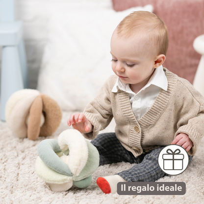Lapidou Ball - Activity Plush - 17 cm - Linden Green