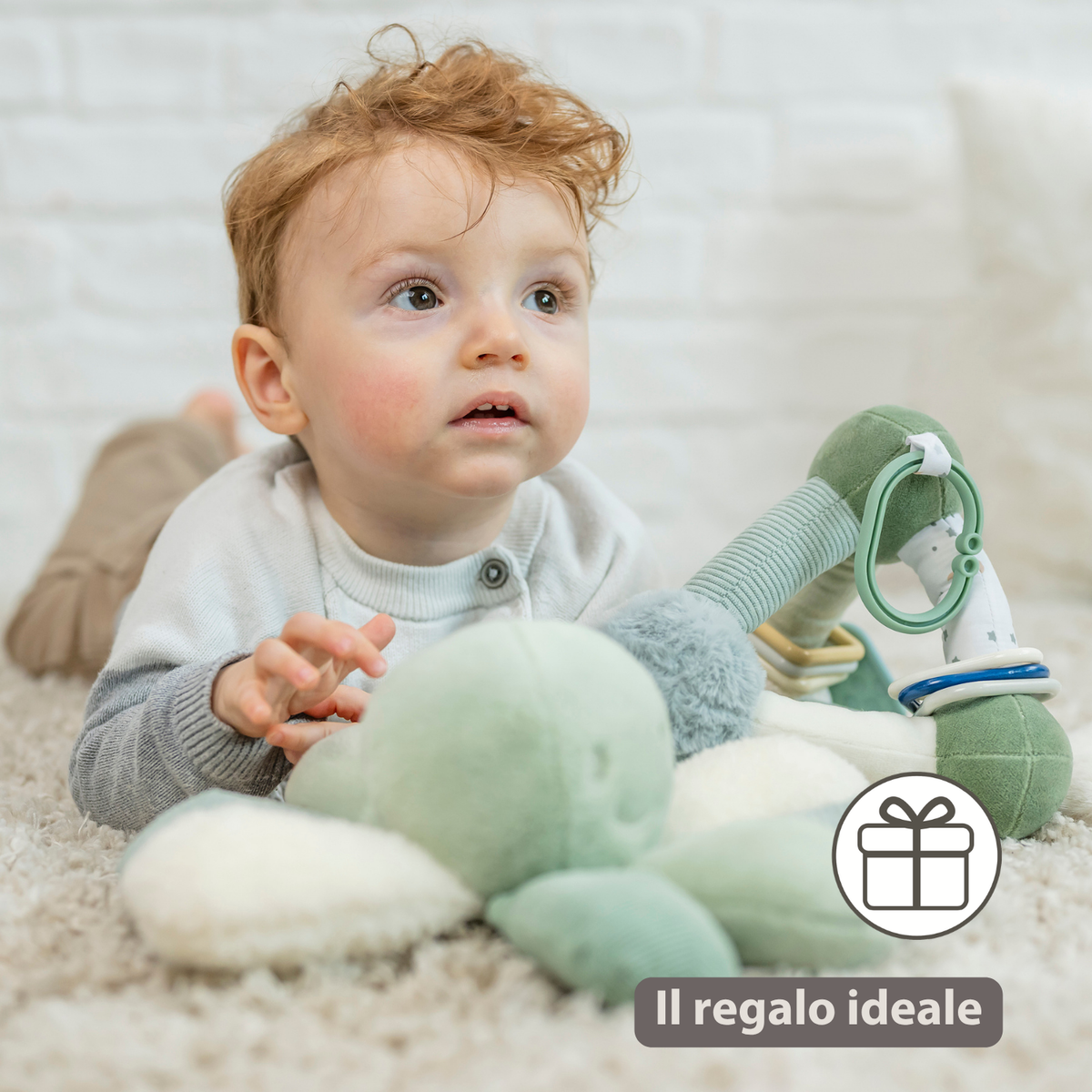 Lapidou Soft Activity Pyramid - 20 cm - Linden Green