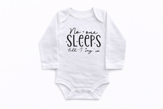 Bedrukte Body: No one sleeps till i say so