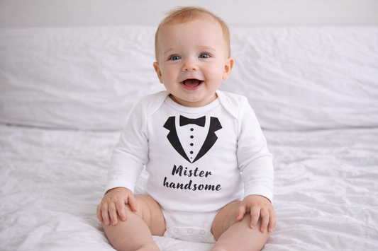 Bedrukte Body: Mister handsome