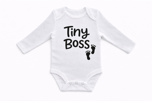 Bedrukte Body: Tiny Boss
