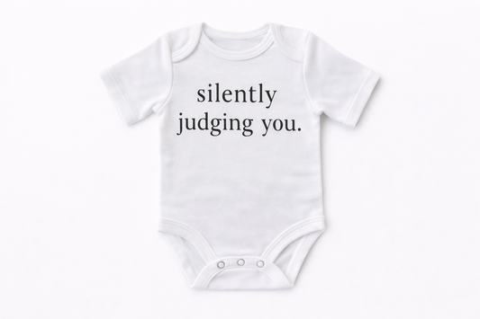 Bedrukte Body: Silently judging you