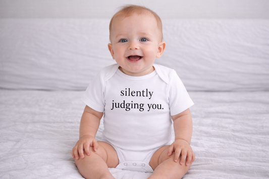 Bedrukte Body: Silently judging you