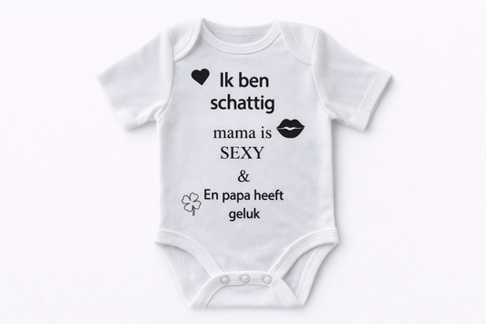Bedrukte Body: Ik ben schattig