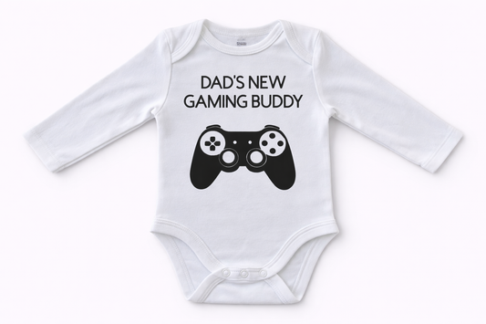 Bedrukte Body: DAD'S NEW GAMING BUDDY
