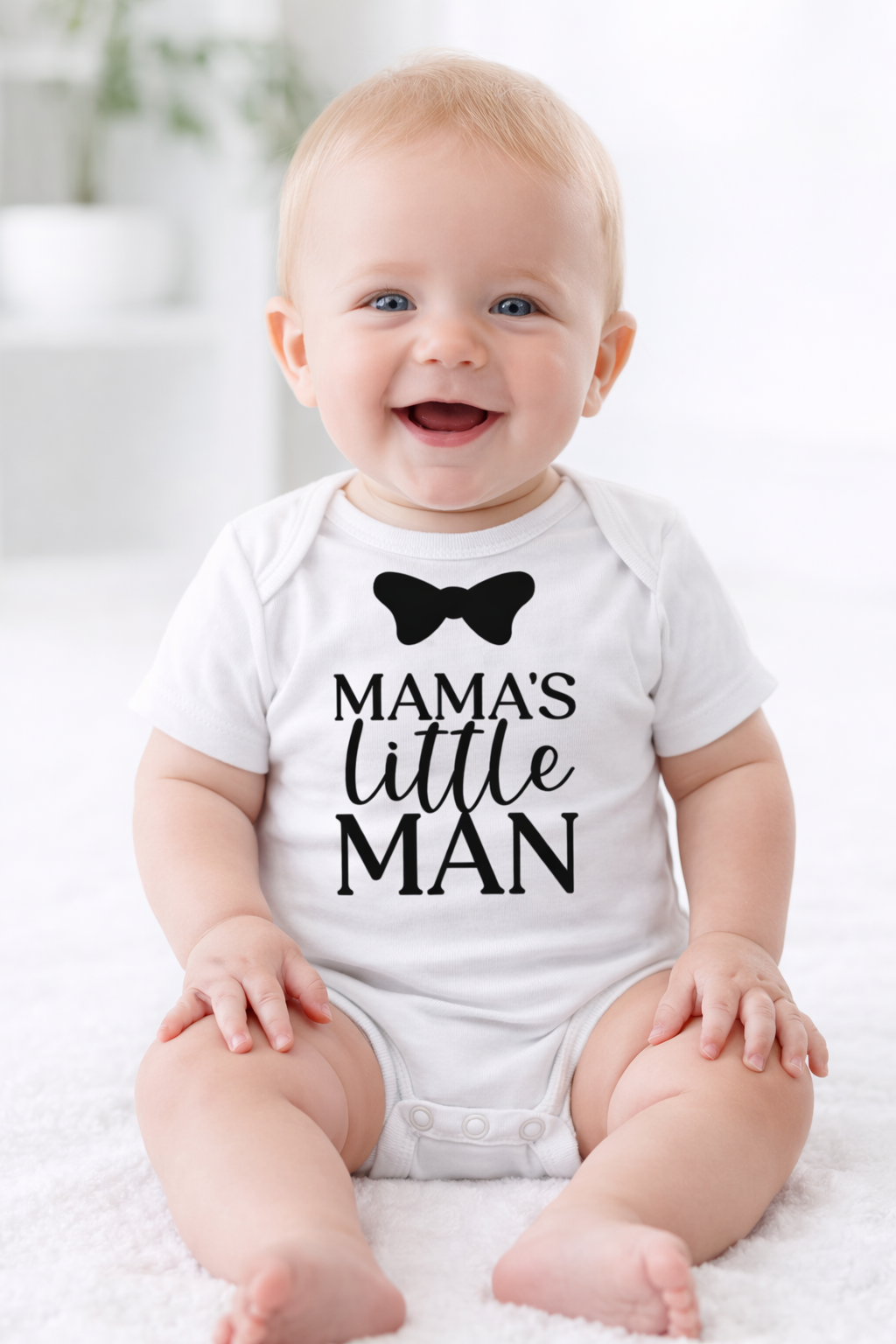 Bedrukte Body: MAMA'S little man