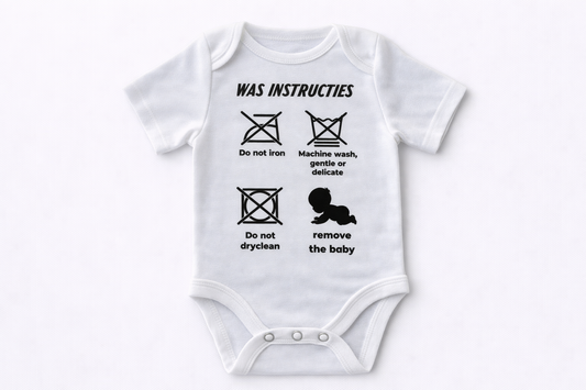 Bedrukte Body: Was instructies