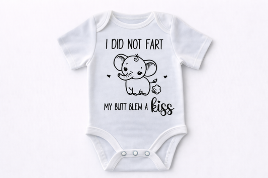 Bedrukte Body: I did not fart