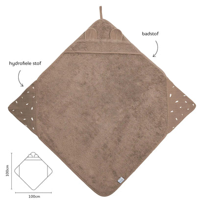 NIfty Badcape - 2-in-1 badcape - mocha