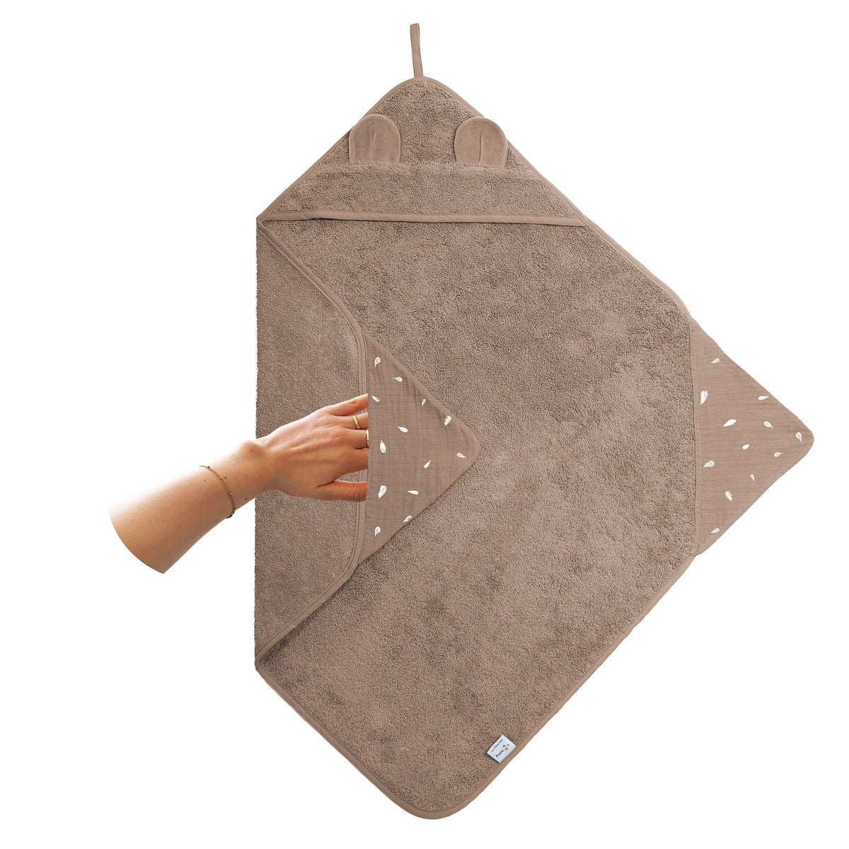 NIfty Badcape - 2-in-1 badcape - mocha