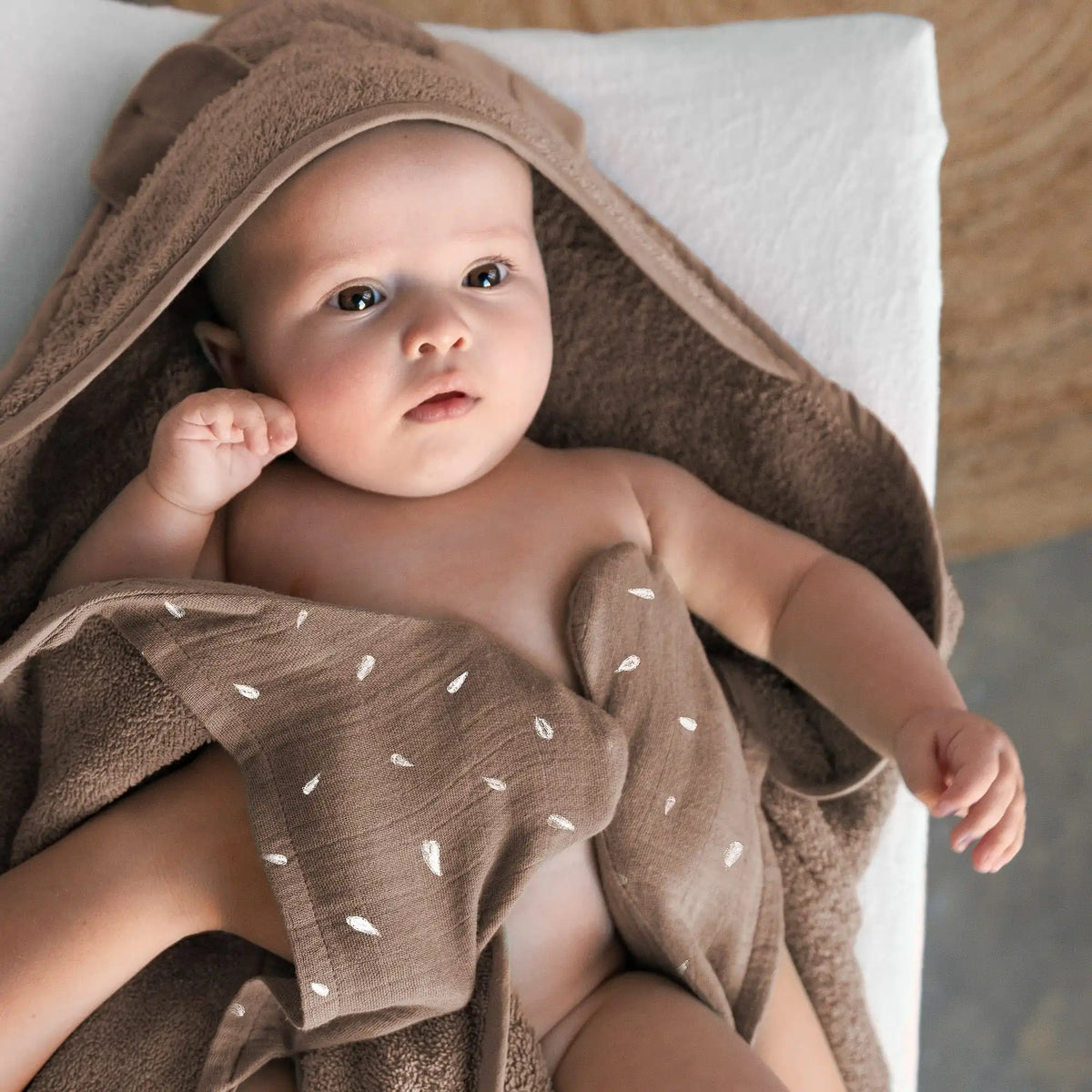 NIfty Badcape - 2-in-1 badcape - mocha