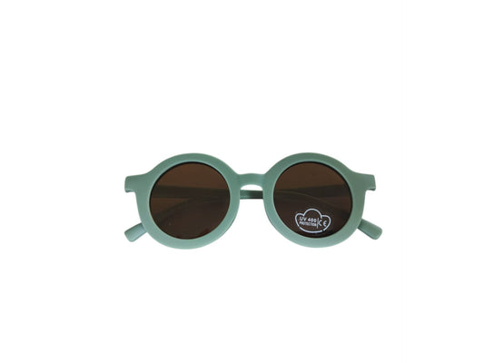 Retro Zonnebril Kind Blauw/Groen