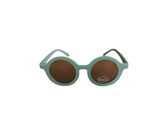 Retro Zonnebril Kind Blauw/Groen