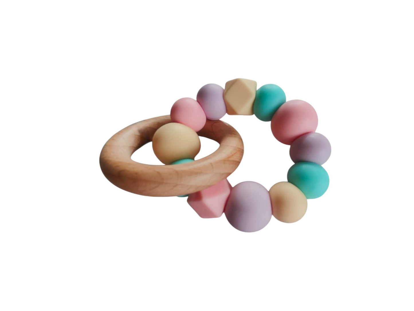 Bijtring: Pastelkleuren