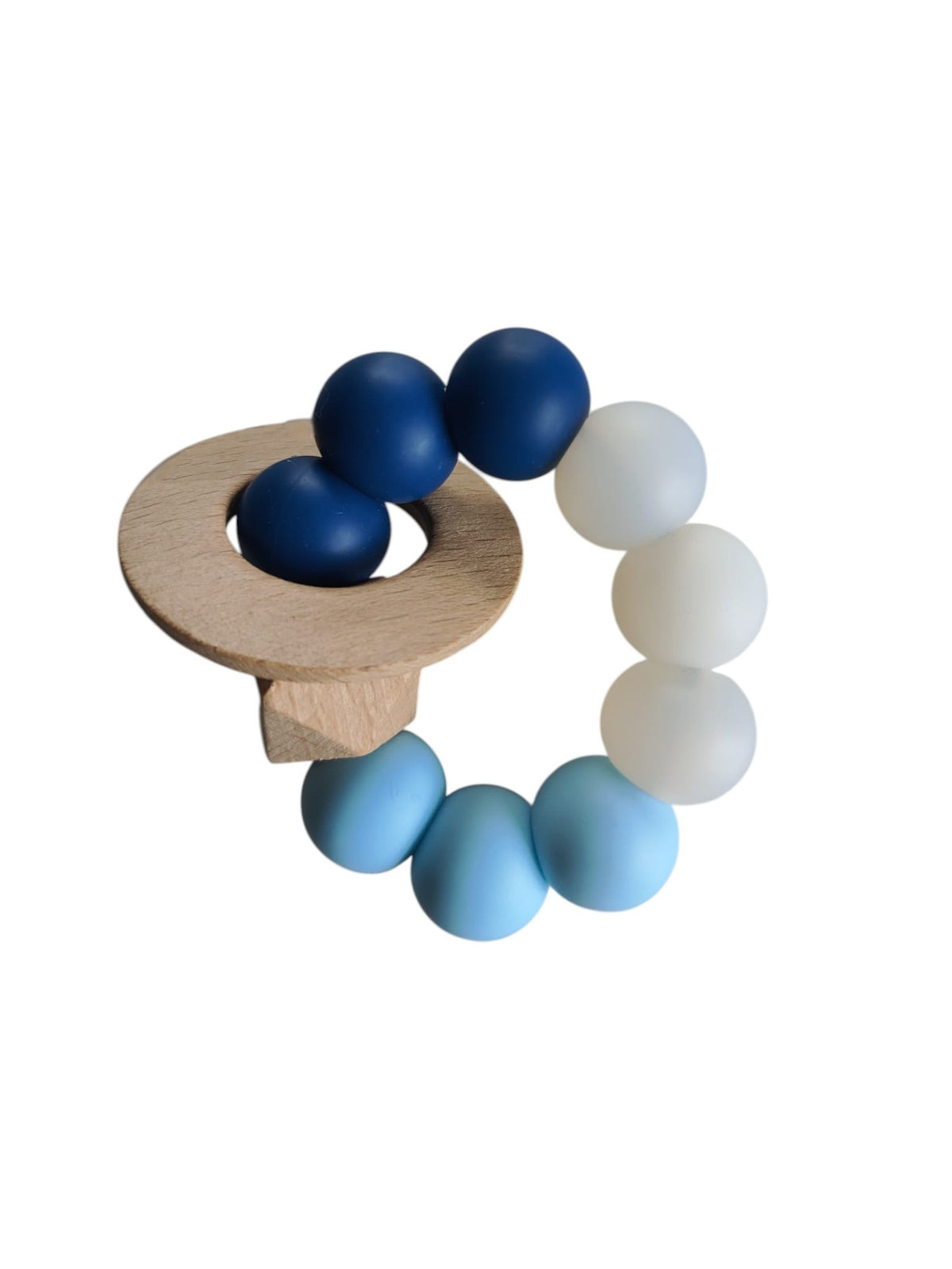 Bijtring Blauw/Wit
