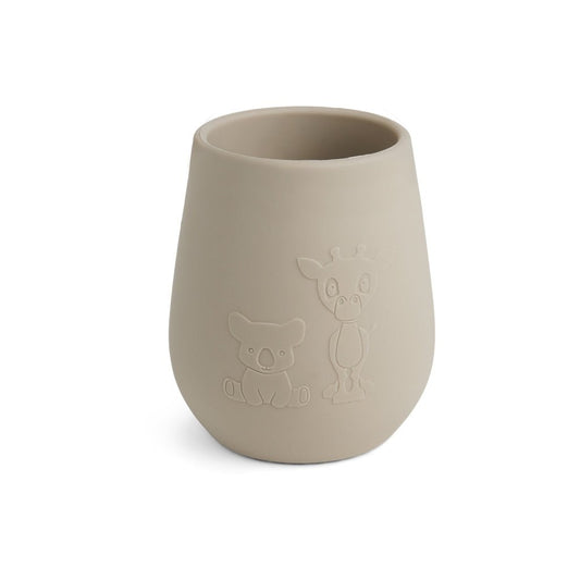 Nuuroo Kai Siliconen Kinderbeker Beige – Onbreekbare Drinkbeker voor Baby & Peuter