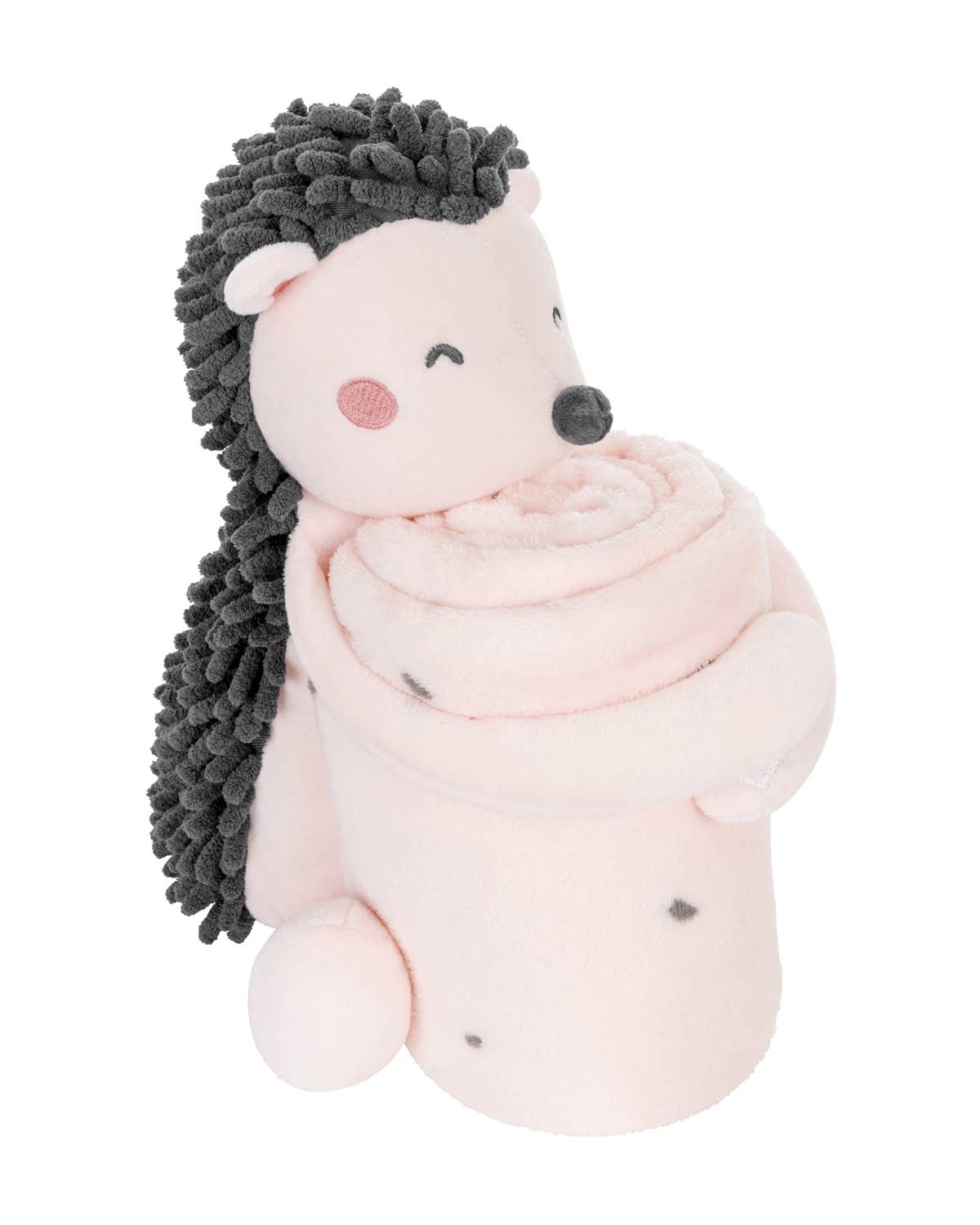 Knuffel & Deken Cadeauset egeltje – Zacht & Lief Geboortecadeau