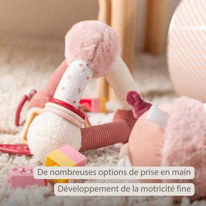 Lapidou Soft Activity Pyramid - 20 cm - Powder Pink