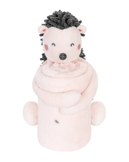 Knuffel & Deken Cadeauset egeltje – Zacht & Lief Geboortecadeau