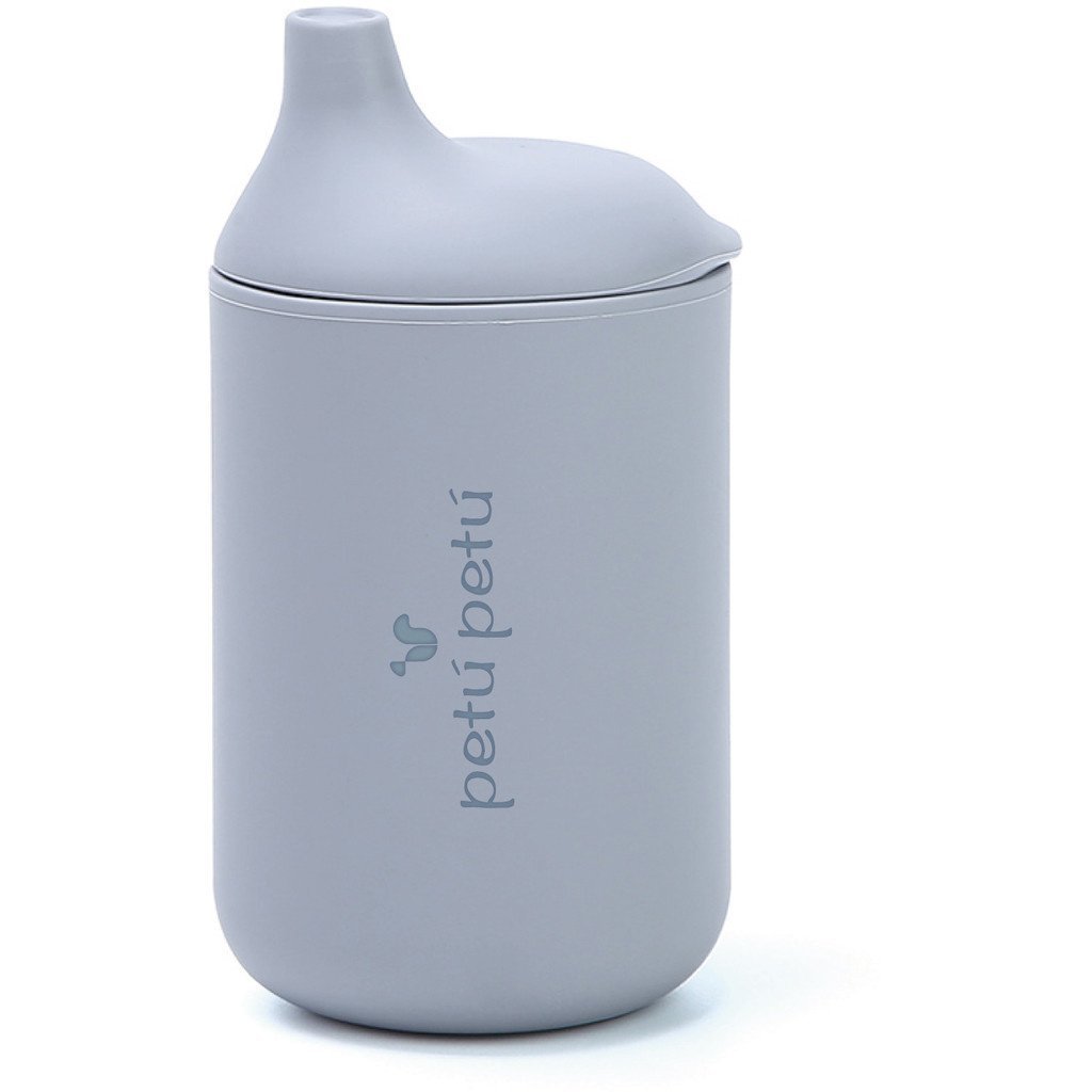 Petú Petú Ivy Siliconen Beker  – Baby Drinkbeker – BPA-vrij – Oefenbeker Peuter – 175 ml – Roze, Beige of Blauw(WEB ONLY)