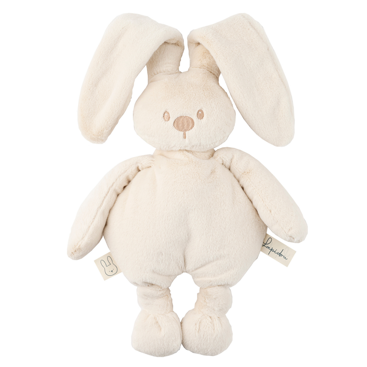 Lapidou Cuddly Rabbit - 30 cm - Soft Baby Plush - Sand