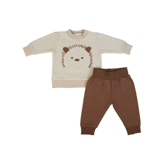 FS Baby -  2 Delige Babyset “Little Bear” – Knus, Zacht & Tijdloos - maat 6M