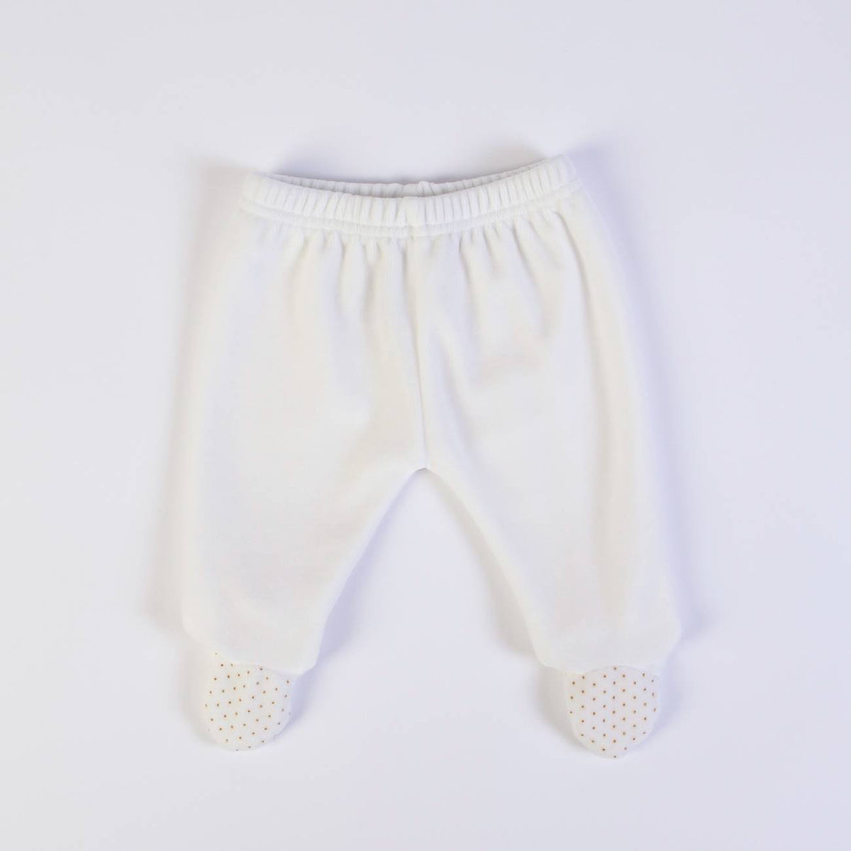 FS Baby - 2-delig Velours Babysetje Beer met Ballonnen – Shirt met Kraag & Broek met Voetjes