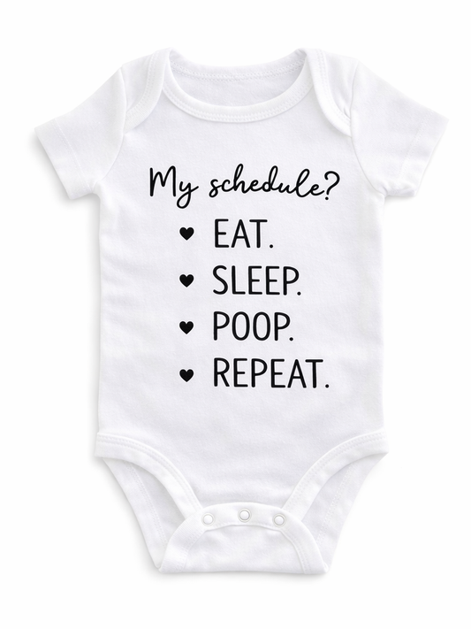 Bedrukte Body: My Schedule?