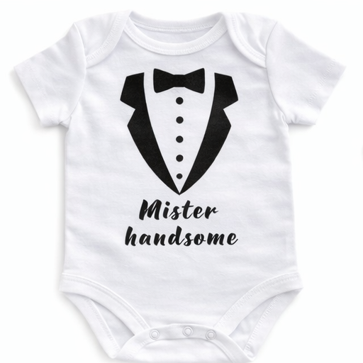 Bedrukte Body: Mister handsome