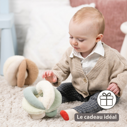 Lapidou Ball - Activity Plush - 17 cm - Linden Green