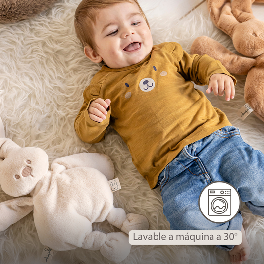 Nattou LAPIDOU Knuffel - Konijn - 30 cm - beige